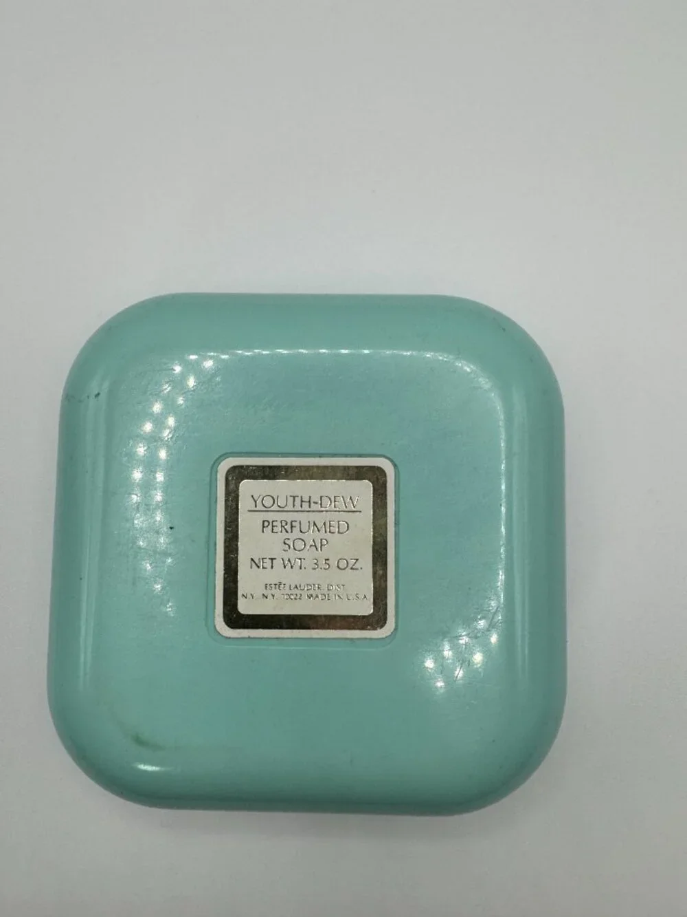 Estee Lauder Youth-Dew Perfumed Soap Lot Of 3 Bars w/ Vintage Case New Unused
